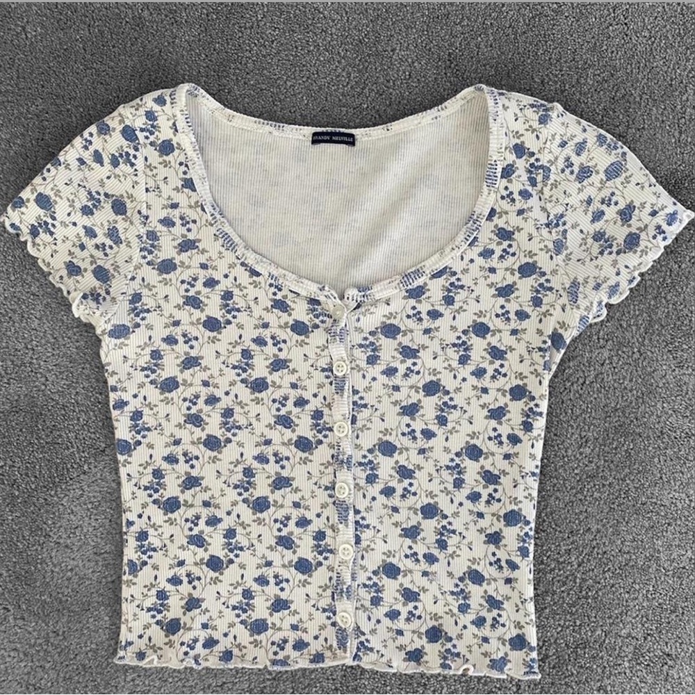 RARE Brandy Melville floral top